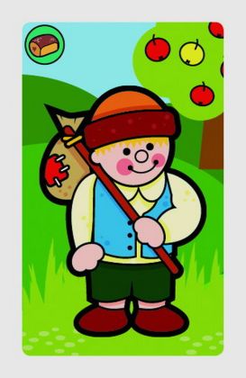 Teddies, Černý Petr Moje první pohádky společenská hra - karty v plastové krabičce 6x9cm