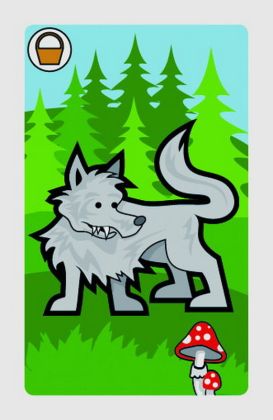 Teddies, Černý Petr Moje první pohádky společenská hra - karty v plastové krabičce 6x9cm