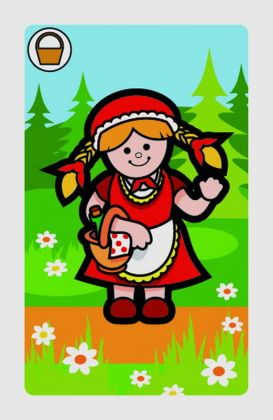 Teddies, Černý Petr Moje první pohádky společenská hra - karty v plastové krabičce 6x9cm