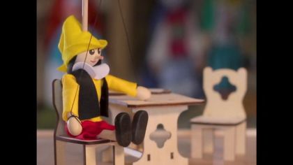 Loutka Pinokio 14 cm