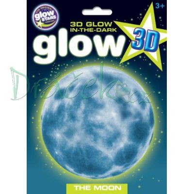 Kreativní sada GlowStars Glow 3D Planety - Měsíc