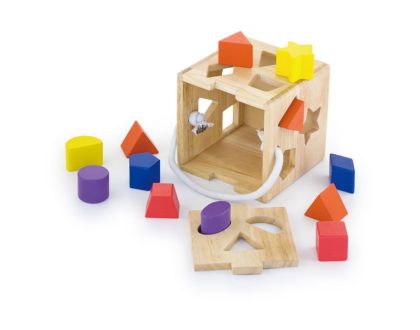 VIGA, Dřevěná vkládačka kostka