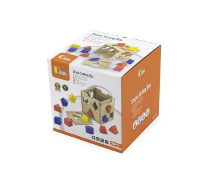 VIGA, Dřevěná vkládačka kostka