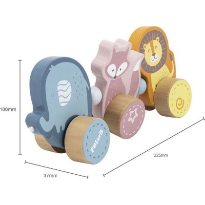 VIGA, Dřevěná tahačka - zvířátka