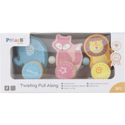 VIGA, Dřevěná tahačka - zvířátka