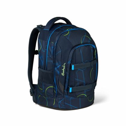 Studentský batoh Ergobag Satch Pack - Blue Tech