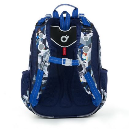 Školní batoh Topgal ELLY 19014 B Minecraft modrý