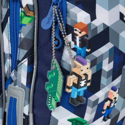 Školní batoh Topgal ELLY 19014 B Minecraft modrý