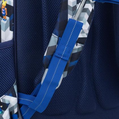 Školní batoh Topgal ELLY 19014 B Minecraft modrý