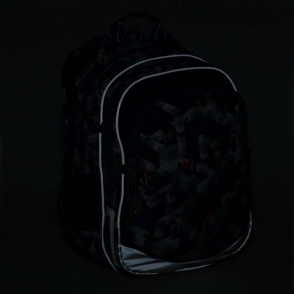 Školní batoh Topgal ELLY 19014 B Minecraft modrý