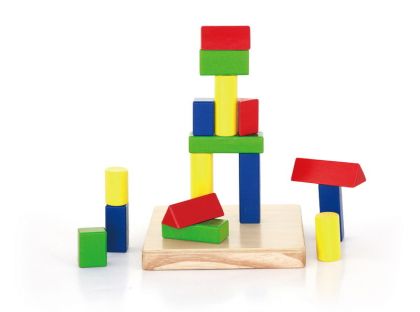 VIGA, Dřevěné vkládačka - barvy a tvary