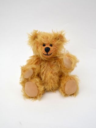 Medvěd 20cm kloubový, okrový