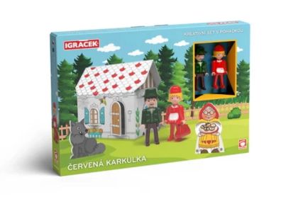IGRÁČEK - Červená Karkulka - kreativní set s pohádkou
