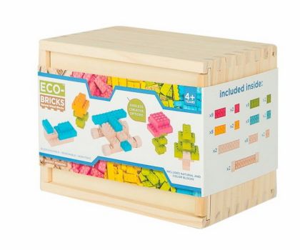 Eco-bricks Sada 54 barevných kostek