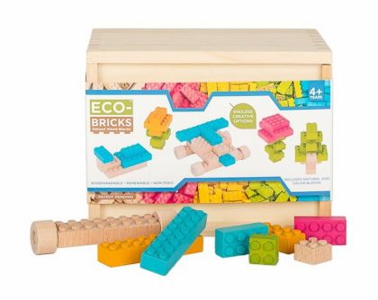 Eco-bricks Sada 54 barevných kostek