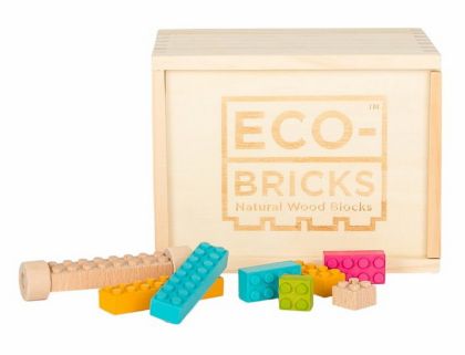 Eco-bricks Sada 54 barevných kostek