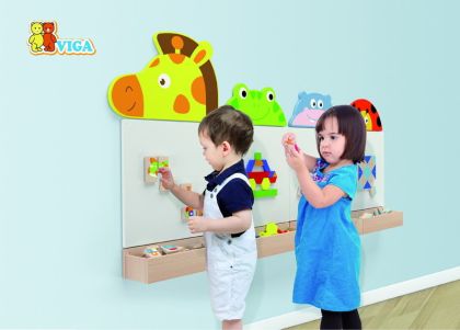 VIGA, Dřevěná magnetická písmena