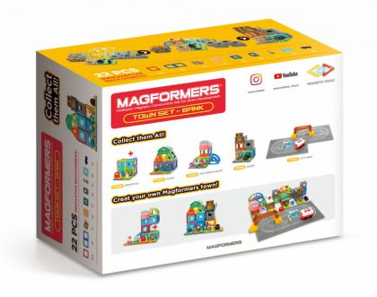 Stavebnice Magformers - Městečko Banka