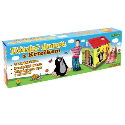 Domek/stan dětský Krtek 95x72x102cm polyester v krabici