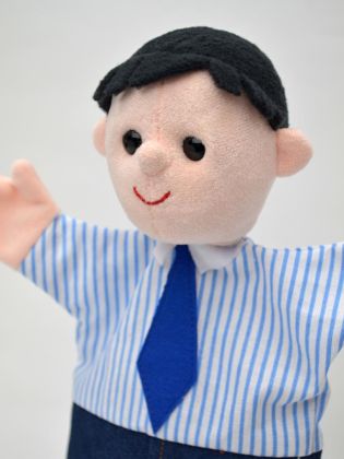 Táta 27 cm, maňásek 0+