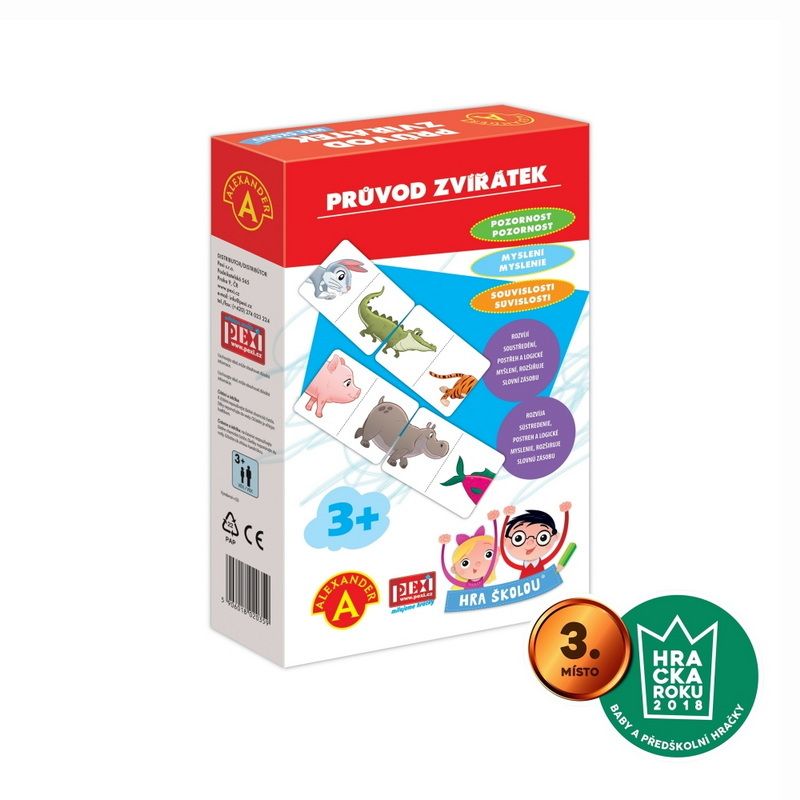PEXI Hra Školou - průvod zvířátek