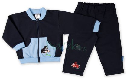 Dětská tepláková souprava Krteček tmavě modrá