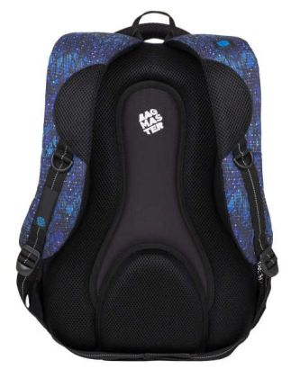 Studentský batoh Bagmaster SUPERNOVA 8 A BLACK/BLUE/PINK