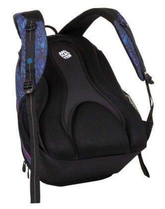 Studentský batoh Bagmaster SUPERNOVA 8 A BLACK/BLUE/PINK