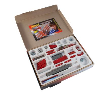 Stavebnice MERKUR Red Baron 40 modelů 680ks v krabici 36x27cm