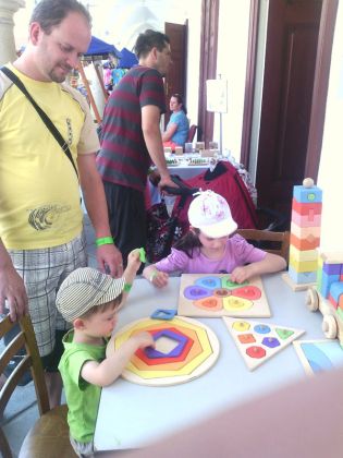 Dřevěné Puzzle Trojuhelník