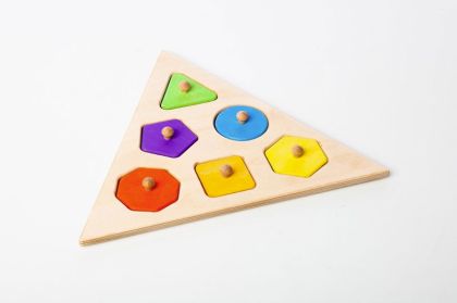 Dřevěné Puzzle Trojuhelník