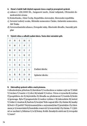 Albatros, Procvičuj – Velká a malá písmena, Lucie Filsaková