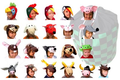 Zvýhodněná sada kostýmů zvířátka (21ks) + úložný vak zdarma