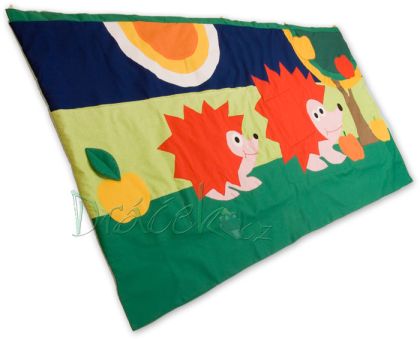 Kapsář za postel Ježek červený 200cm