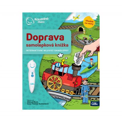 Albi Kouzelné čtení - Samolepková knížka Doprava
