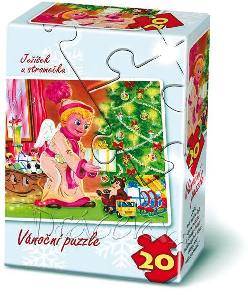 Puzzle Ježíšek naděluje, 20 dílků
