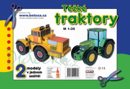 Vystřihovánky Těžké traktory