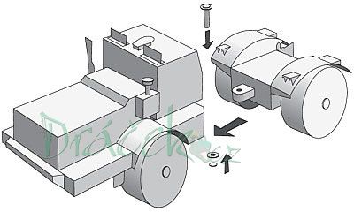 Vystřihovánky Těžké traktory