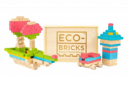 Eco-bricks 206 barevných kostek