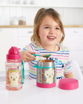 Skip Hop Zoo Termoska na jídlo s vidličkou Lama