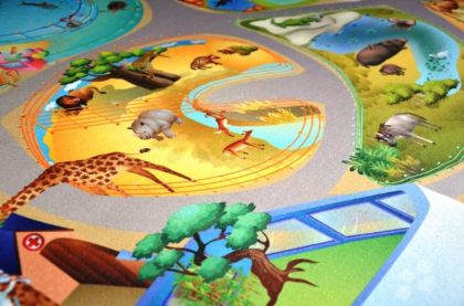 Hrací podložka Zoo 100x150