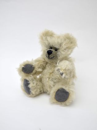 Medvěd 20cm kloubový, sv.šedý