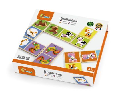 VIGA, Dřevěné domino - domácí zvířata