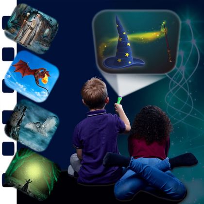 Ruční foto projektor - Čarodějové a draci