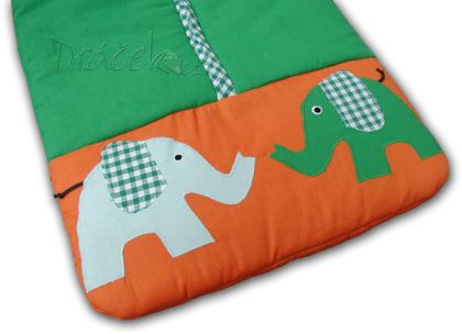 Spací pytel Slon zelený 86-98