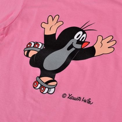 Triko Krtek, 96-104, bruslař, bavlna, krátký rukáv, růžové