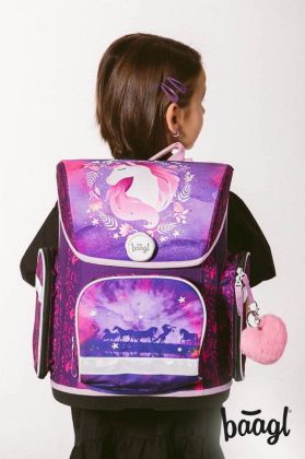 BAAGL Školní aktovka Ergo Kůň