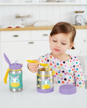 Skip Hop Zoo Termoska na jídlo s vidličkou Jednorožec