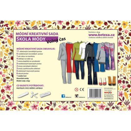 Vystřihovánky Škola módy - Volný čas