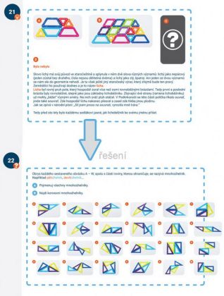 Karty Magformers Geometrie 3
